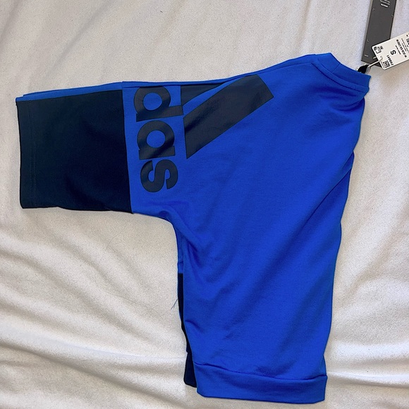 Adidas French Terry Pullover Blue - Picture 9 of 10